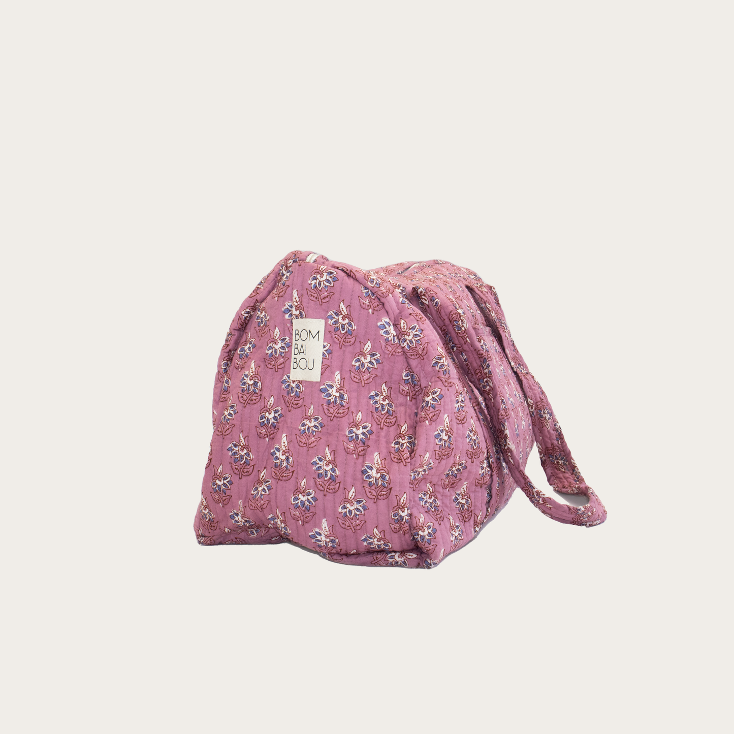 Maleta Midi morado metálico