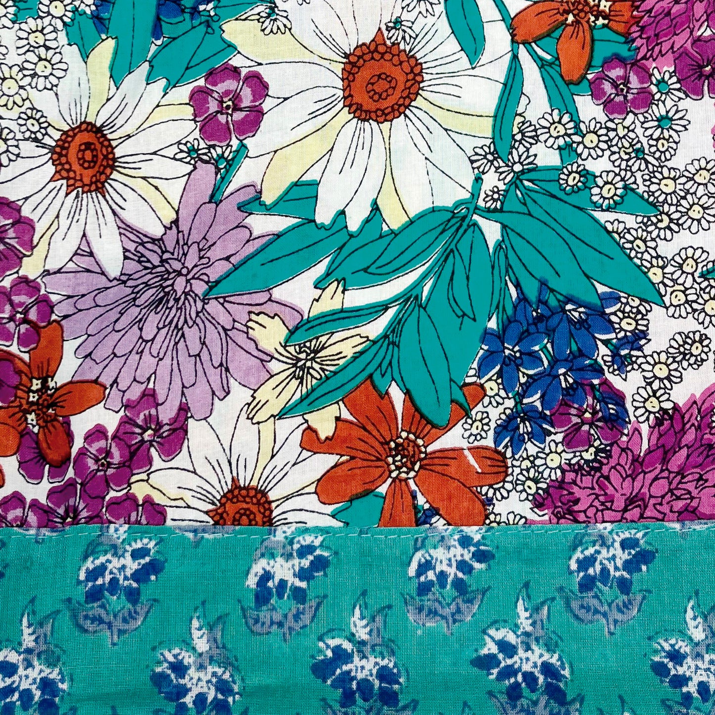 Bata flores de colores