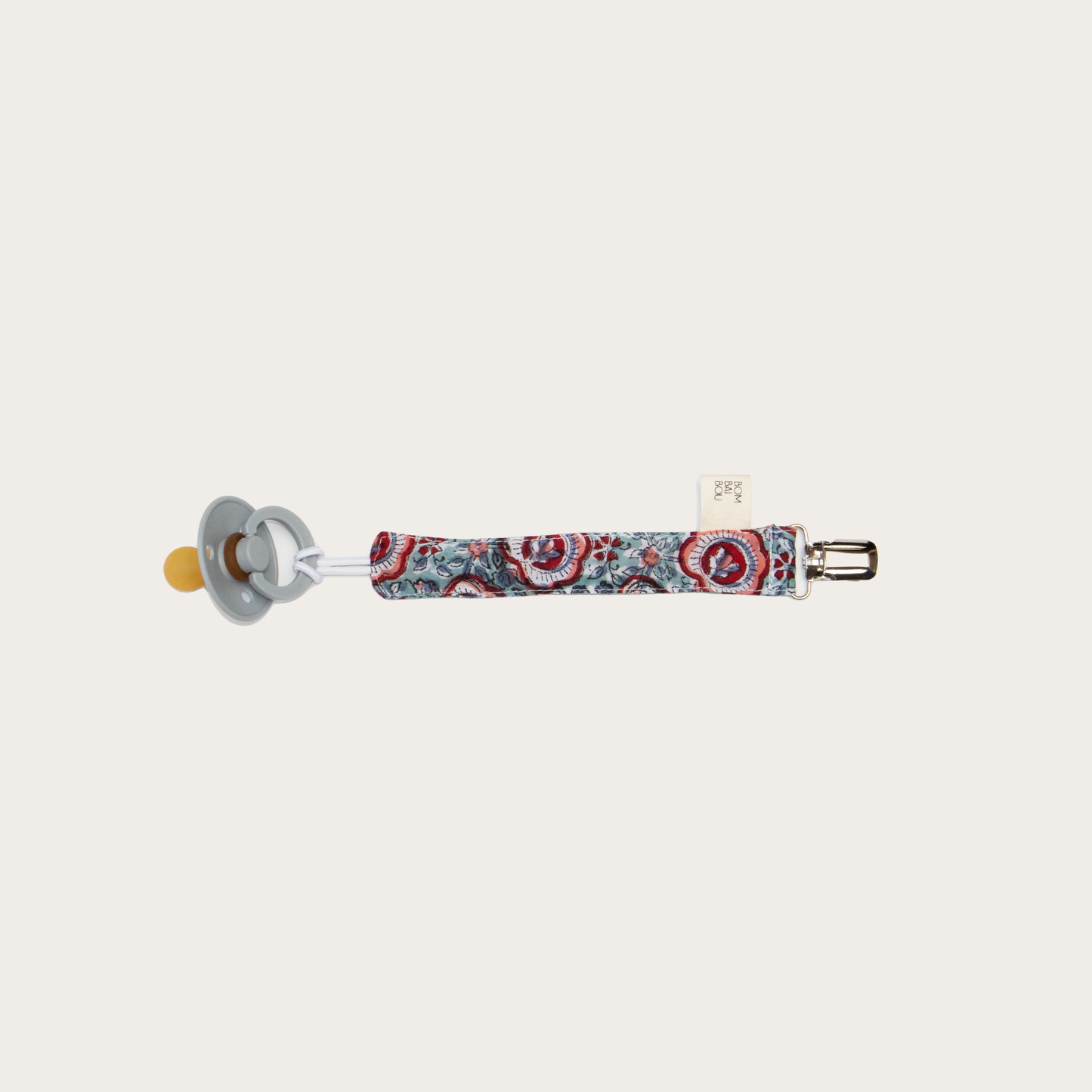 Porta chupón Azul con rojo