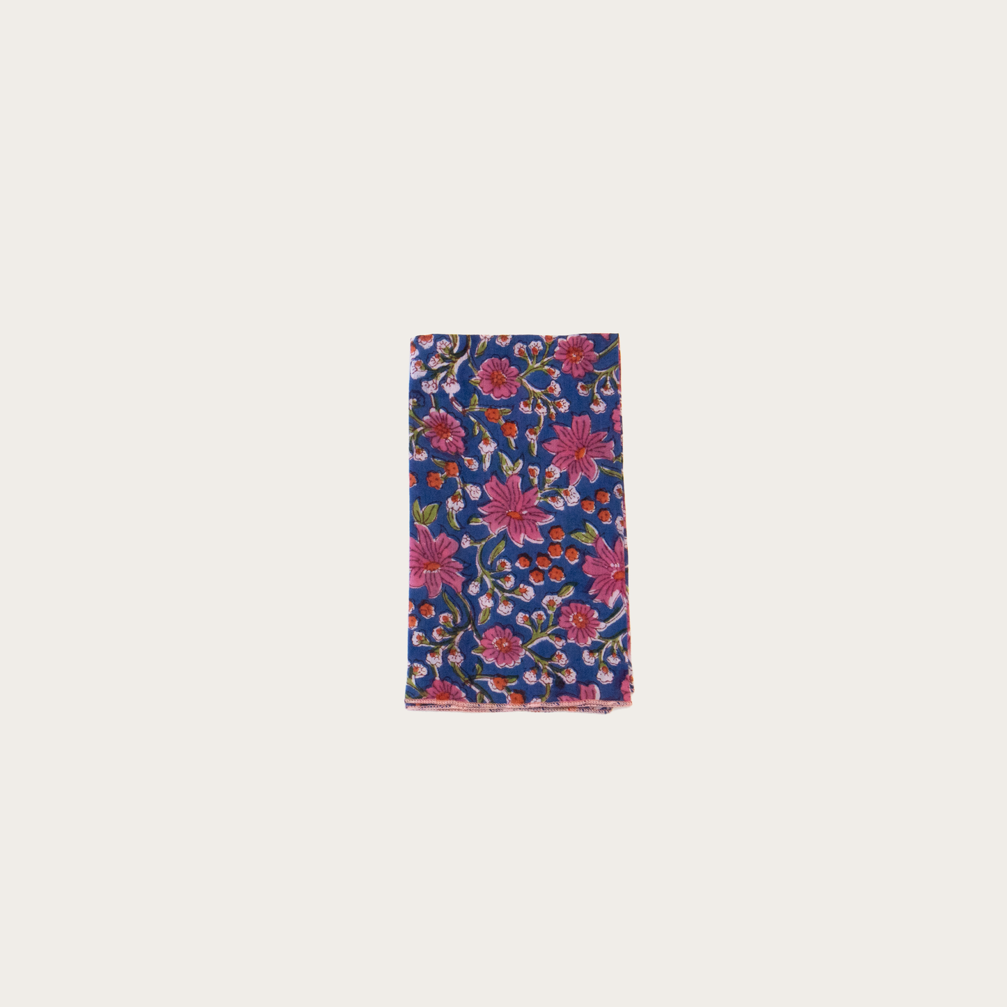 Set de Servilletas Azul con rosa