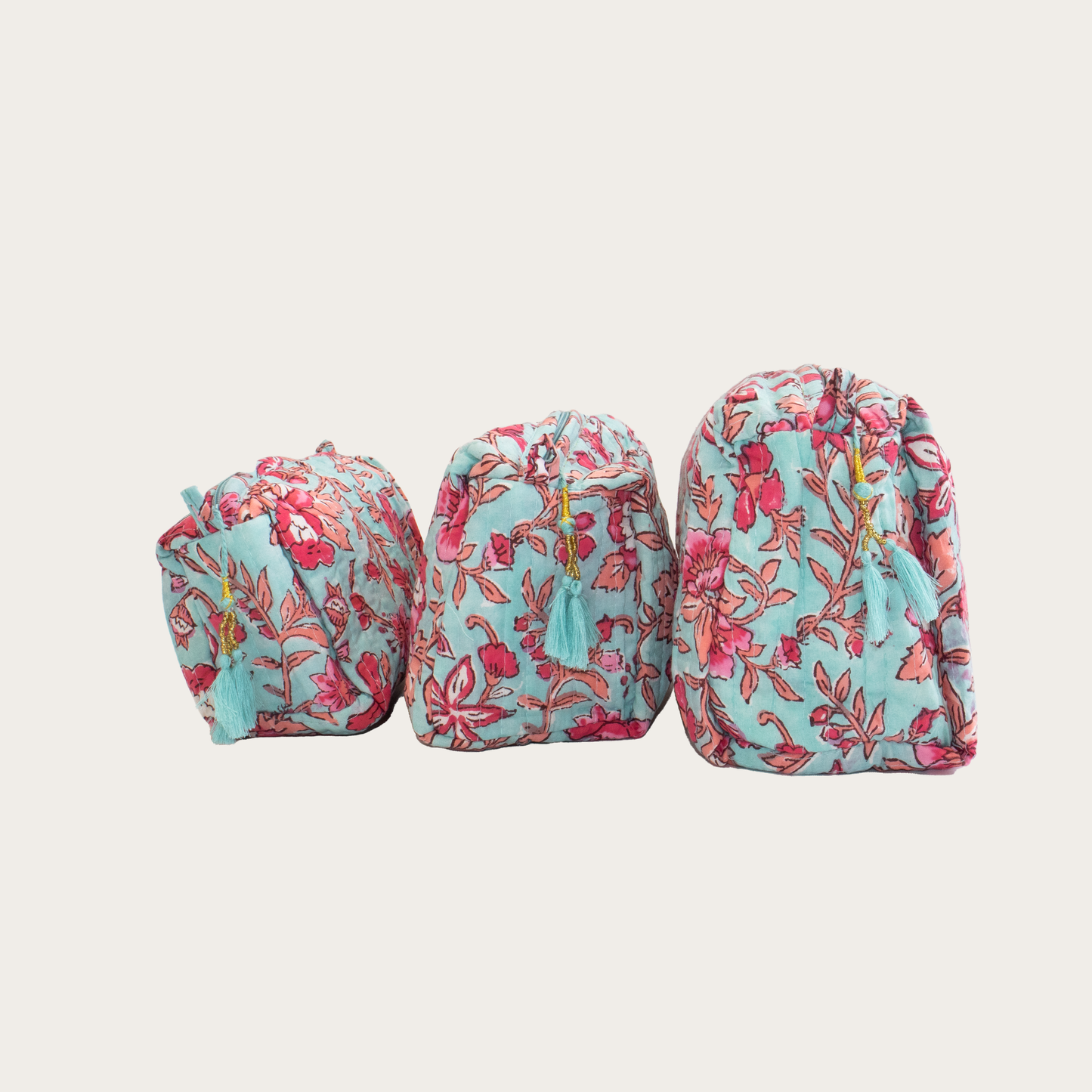 Set de 3 bolsas Azul Claro