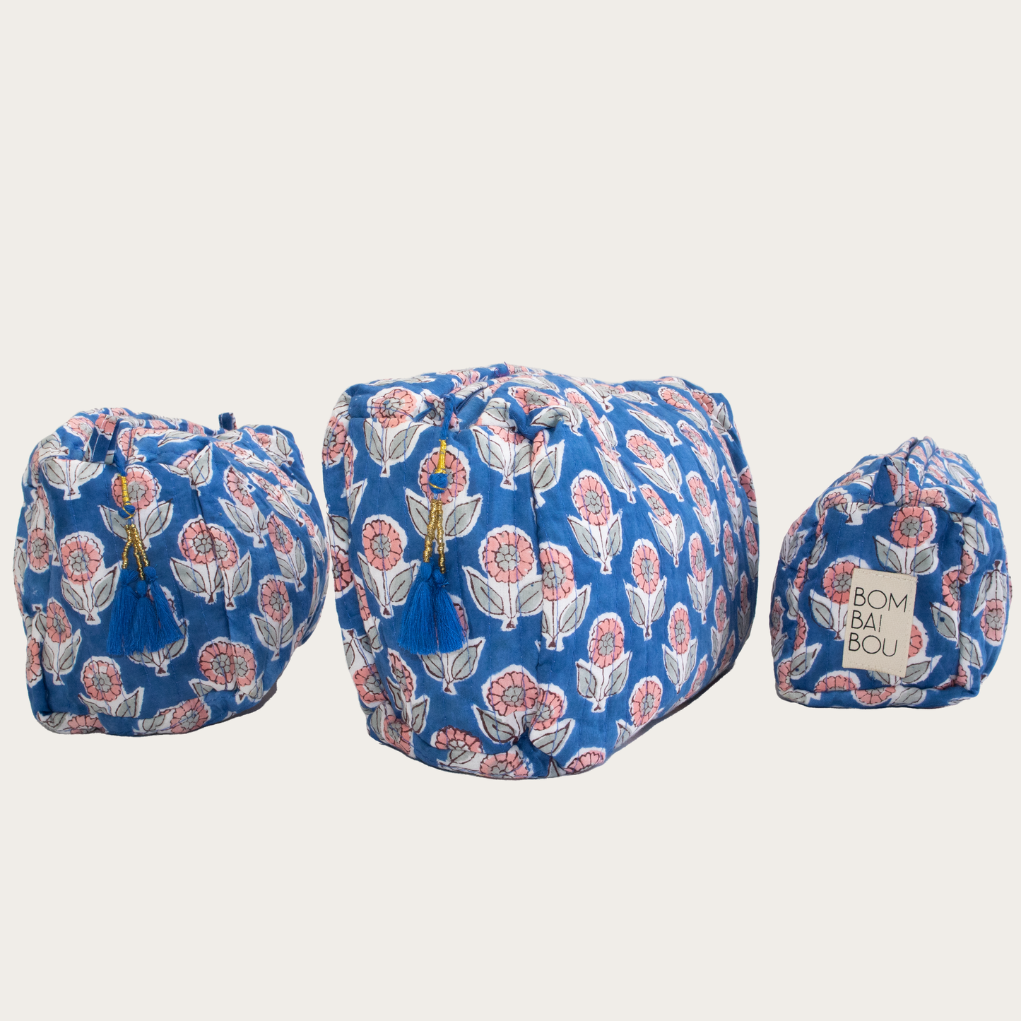 Set de 3 bolsas Azul Rey