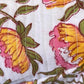 Set de 3 bolsas Beige con flores amarillo y rosa