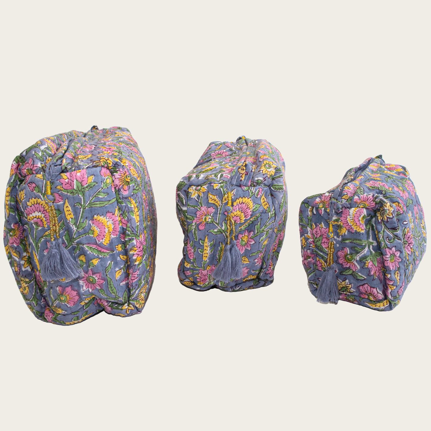 Set de 3 bolsas Morado