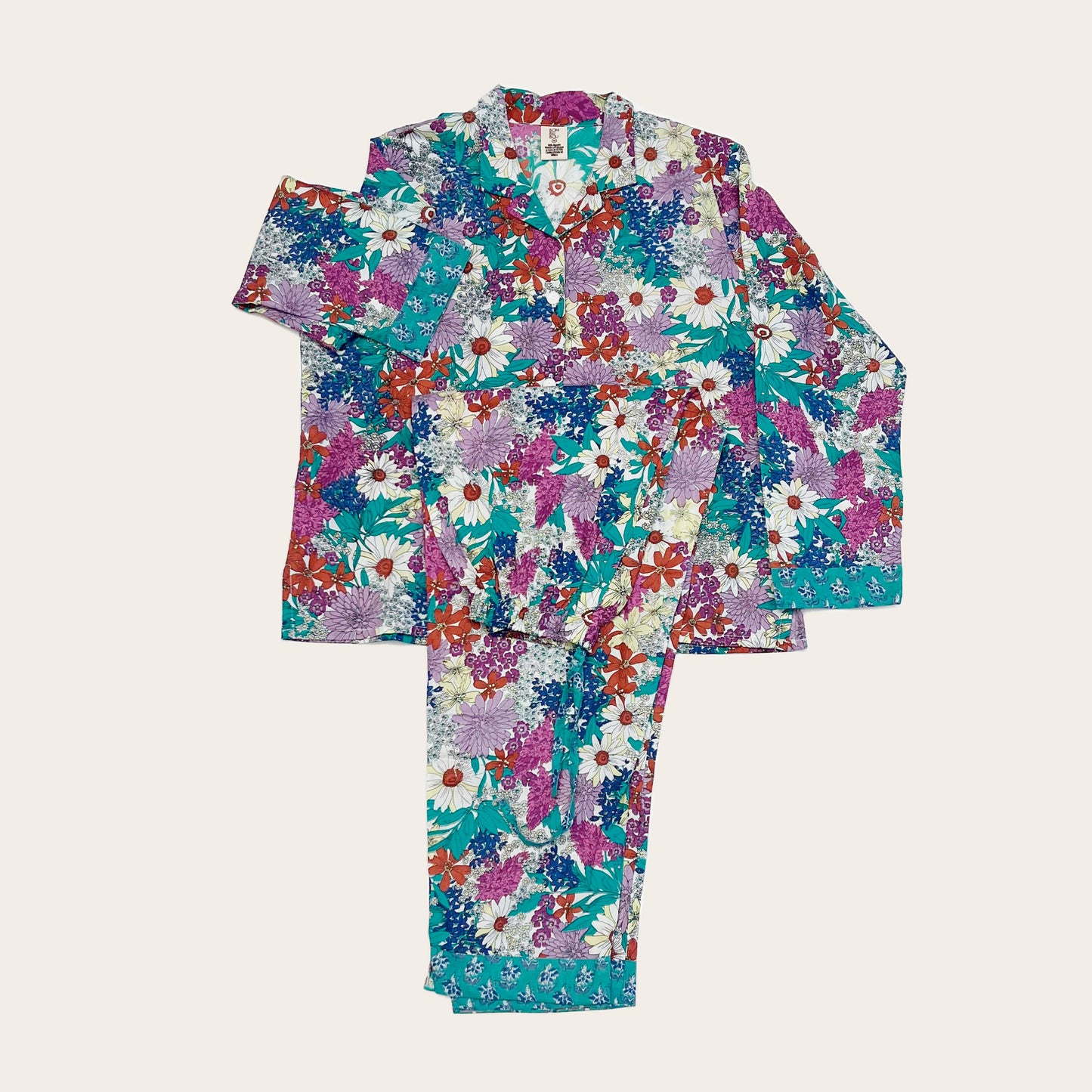 Pijama Bindi Flores de colores