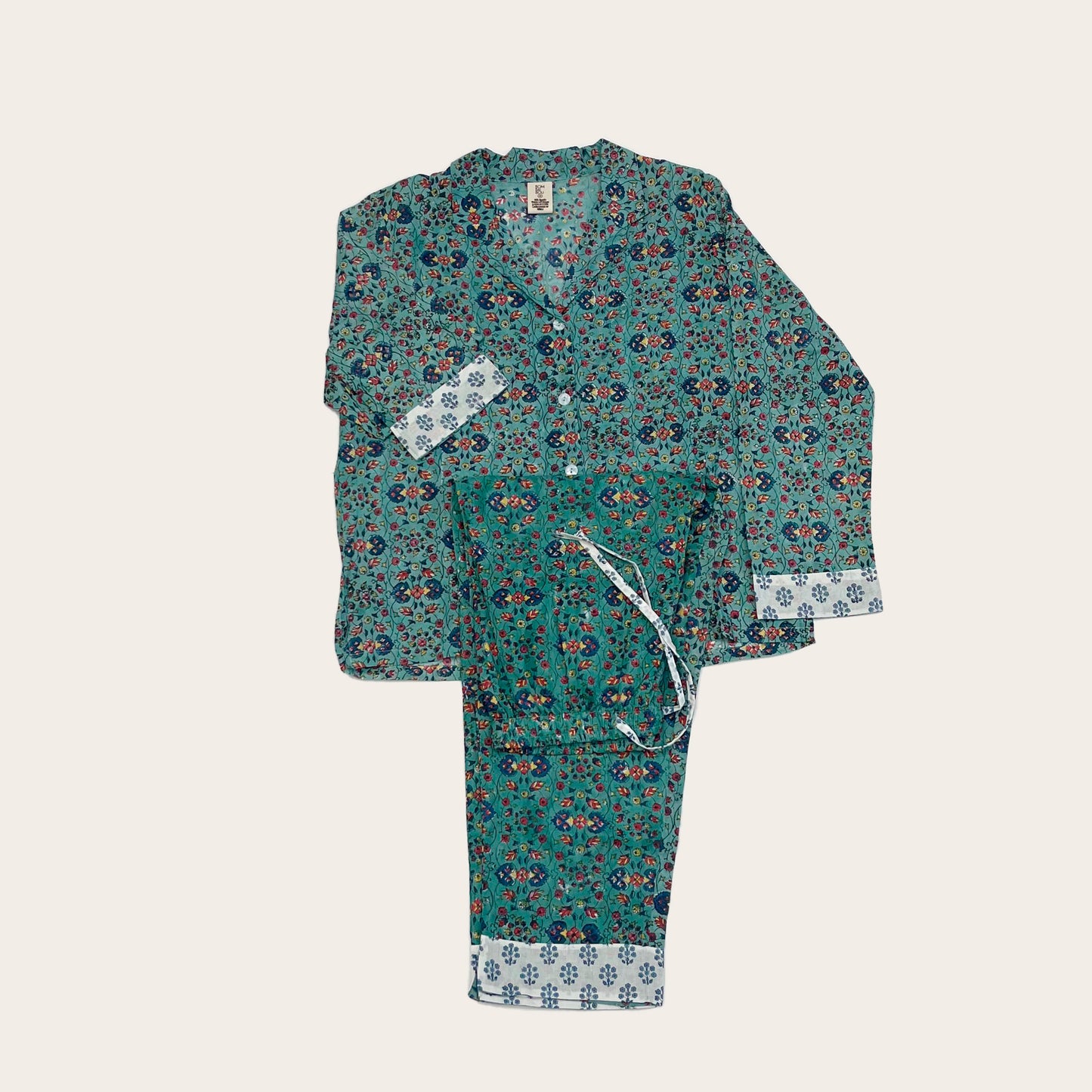Pijama Bindi Azul verde