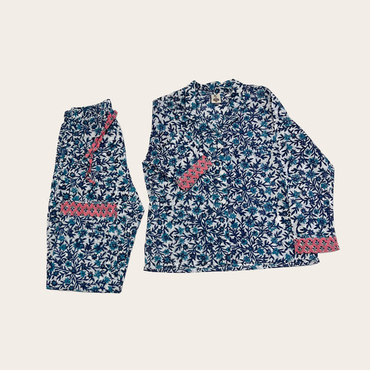 Pijama Bindi azul fuerte