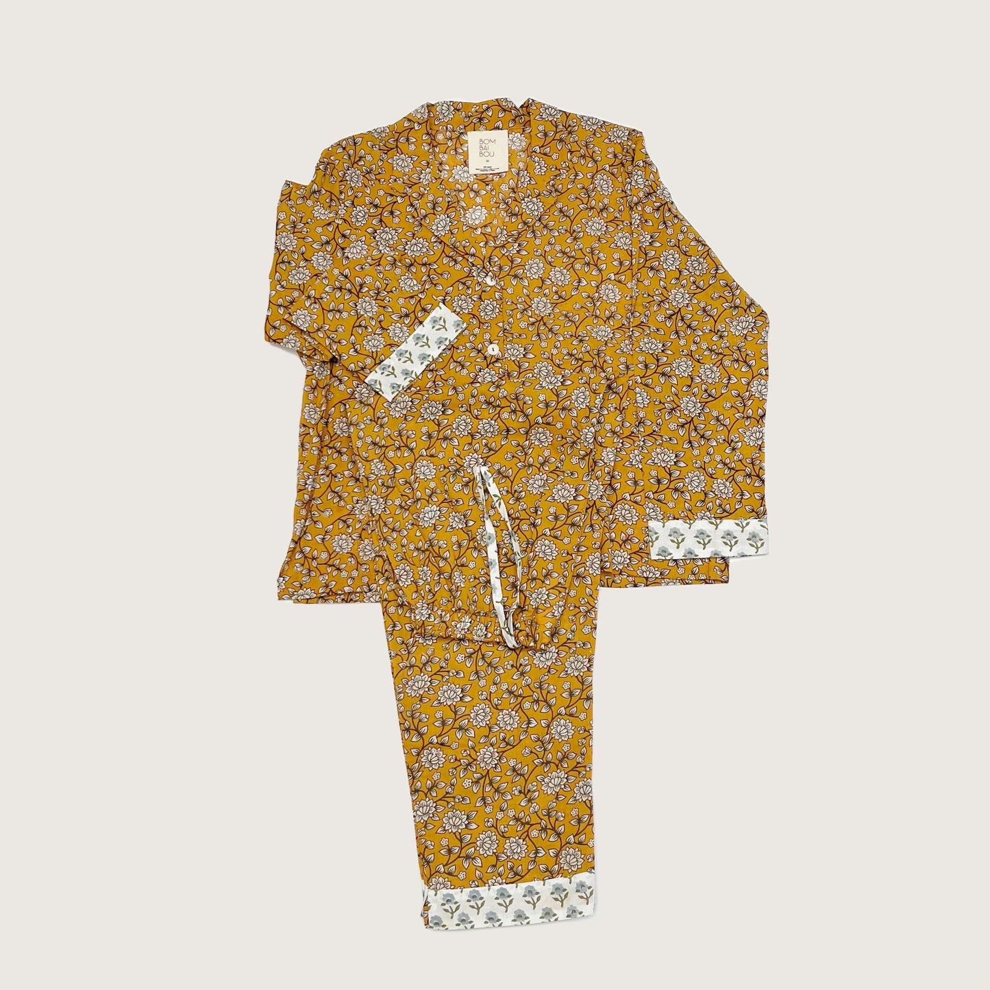 Pijama Bindi amarillo mostaza