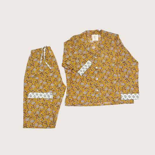 Pijama Bindi amarillo mostaza