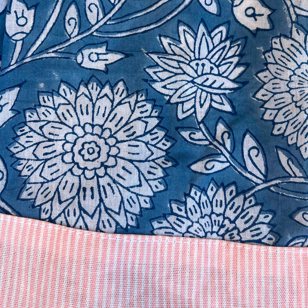 Pijama Bindi azul con girasoles