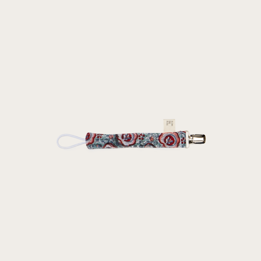 Porta chupón Azul con rojo