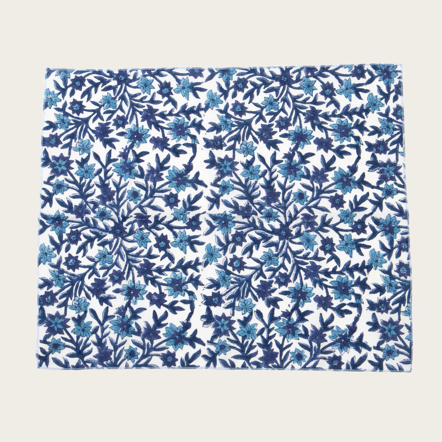 Set de Servilletas Blanco con azul