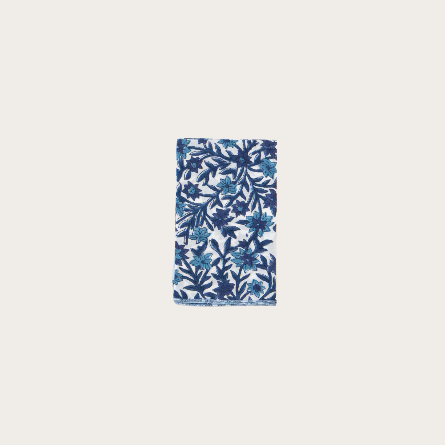 Set de Servilletas Blanco con azul