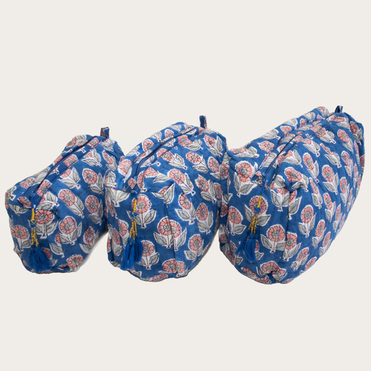 Set de 3 bolsas Azul Rey