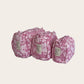 Set de 3 bolsas Rosa con blanco